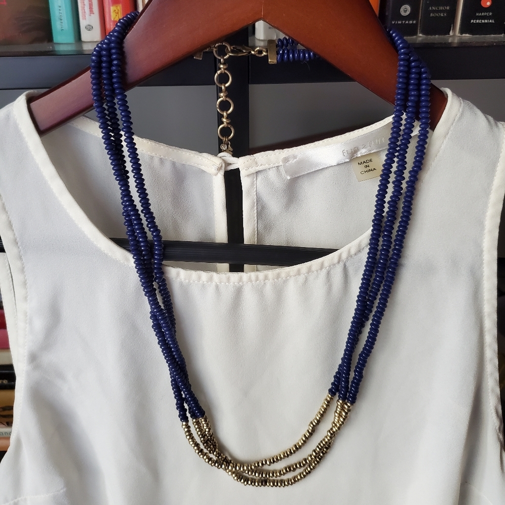 DONATED - Lucky brand multi strand beaded necklace